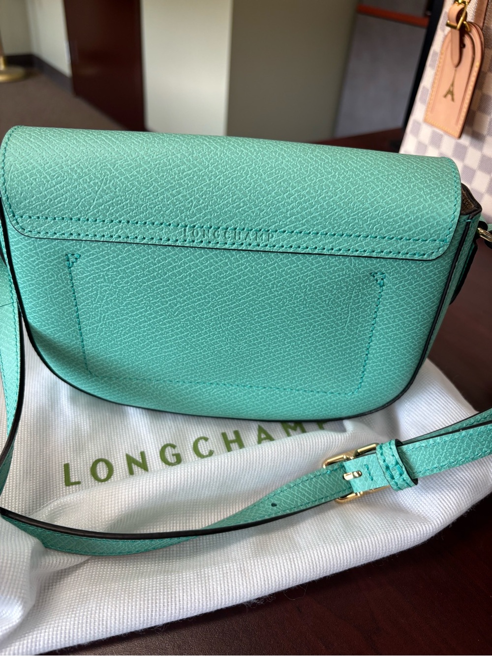 Longchamp Epure Mint leather Crossbody Bag - like new with tags and dustbag - Picture 9 of 12